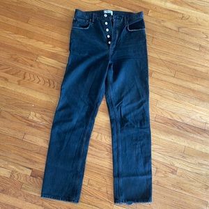 AGOLDE 90’s pinched waist black jeans!